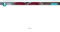 Desktop Screenshot of cebie.es